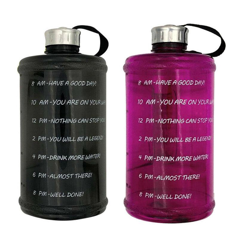 2Pack Water Bottle Leak Proof Reusable Jug Kettle Outdoor Bike Gym 73 oz