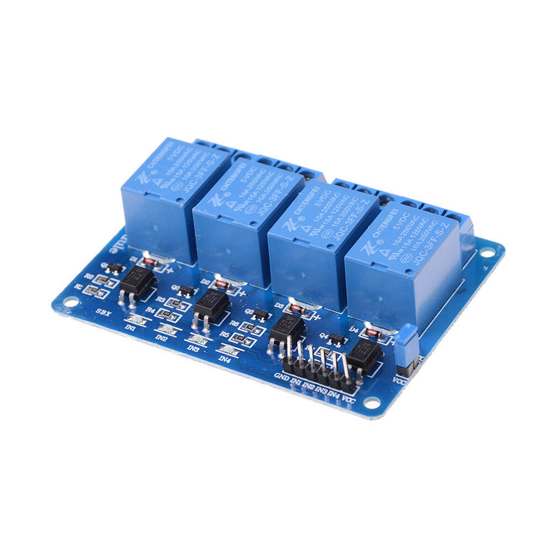 5V 4 Channel Relay Board Module With Optocoupler LED for Arduino PiC A Hn