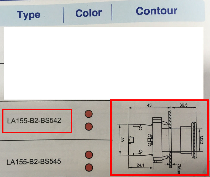 2PCS Emergency Stop Switch Red 600V 1 NC 10A Contacts  E-stop Twist Release P Gw