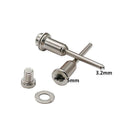 6pcs High-speed-steel Circular Rotary Blade Wheel Discs Mandrel for Wood Cutting