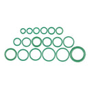 495PCS 36 Sizes O-ring Kit Black&Green Metric O ring Seals Rubber O ring Ga U9X4