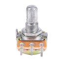 10pcs 5K ohm 6mm Split Knurled Shaft Single Linear Rotary Potentiometer