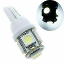 5050 T10 W5W CAR LED SIDE LIGHT BULBS XENON HID WHITE 5SMD CANBUS ERROR FREE 12V