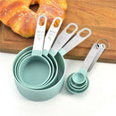8PCs Measuring Cups Spoons Kitchen Baking Cooking Bakeware Kitchen Tools Set Gw