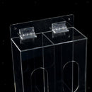 Plastic Clear Box Face Cover Glove Storage Container Craft Organizer Holder Box
