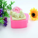 Tool Baby Sleeping Silicone Mold Fondant Baking Soap Shape Mould Cake I4JQ