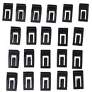 20Pcs Car Front Console Dash Dashboard Metal Retainer Black Rivet FastenerClipOZ