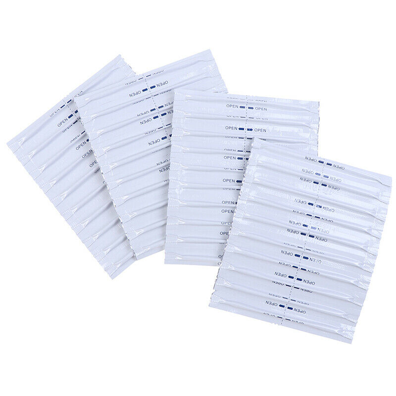 40Pc Cotton Swabs Wet Alcohol Cotton Swabs Double Head Cleaning Skin Clean Sti%!