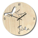 Arabic Numeral Design Rustic Country Tuscan Style Wooden Decorative Round W