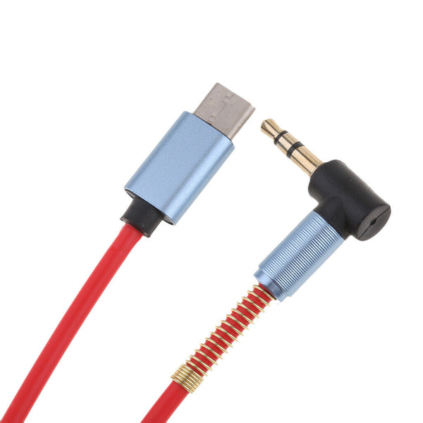 3x Type C Male to 3.5mm Male Stereo Converter Audio Aux Cord