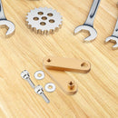 Steel Ruler Positioning Block Woodworking Scribe Drawing Mark Line Gauge