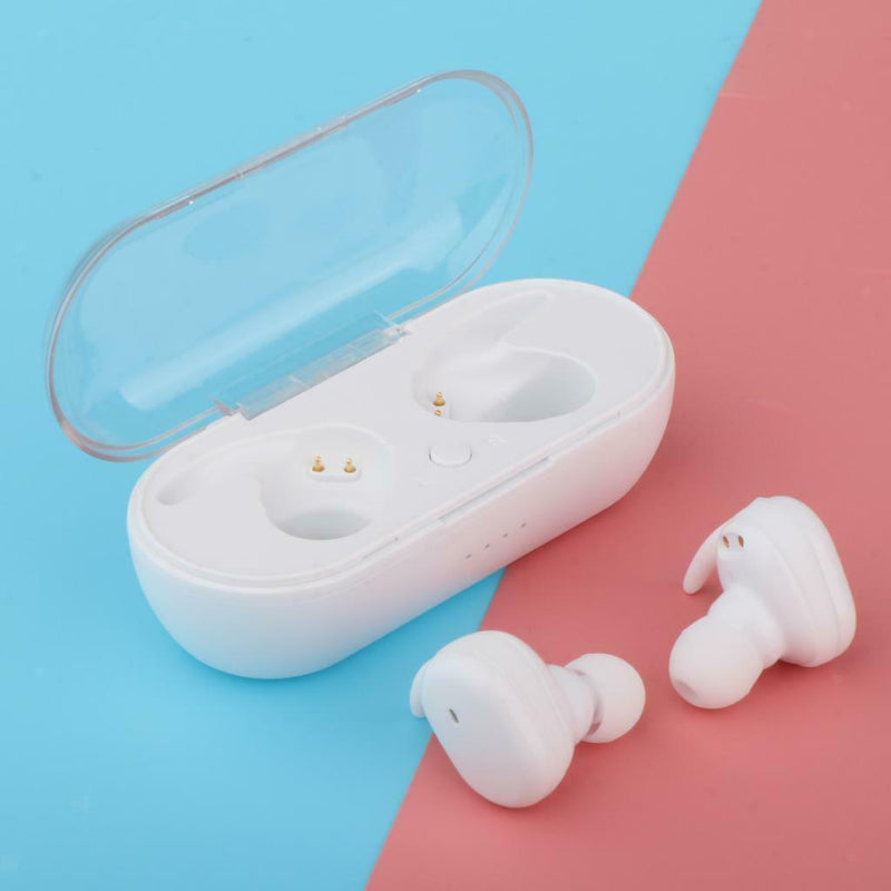 2 Pieces Bluetooth 5.0 Wireless Earbuds With Wireless Charging Case 8D Stereo