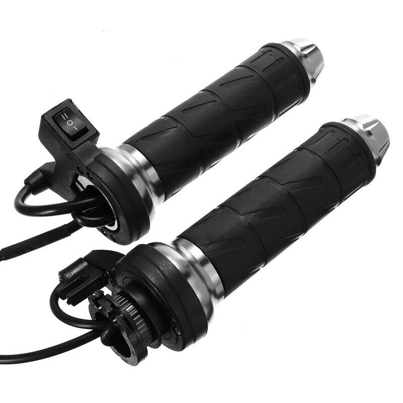 22Mm 7/8 Motorcycle Electric Heated Grips Motorbike Hot Grip Atv Scooter Ha S7P9