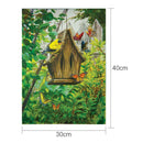 5D DIY Full Drill Diamond Painting Butterfly Birds House Cross Stitch Kits