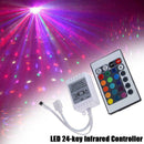 Mini 24 Key IR Remote RGB LED Controller For 3528 Strip Light 5050 B2A1