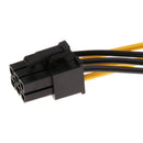 8 Pcs 6 Pin PCI-e To 8 Pin (6+2) PCI-e Power Cable 70cm For Graphic Cards GPU