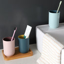 Fashion Simple Pp Plain Plastic Couple Mouthwash Cup For Rinsing Mug Water  R9H1