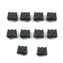 Lots 10Pcs Car Truck Boat Round Rocker 12V 16A 2-Pin ON/OFF Toggle SPST Switches