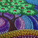 5D Diy Full Special Shaped Diamond Painting Scenic Green Tree Forest Crysta