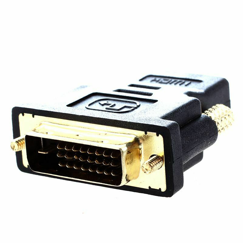 DVI to HDMI conversion adapter "HDMI: Female" "DVI 24 pin: male" H6K6