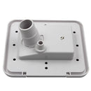 Gravity/City Water Inlet Hatch Check Valve Looking Latch w/ Keys, White