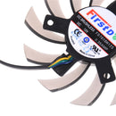 75mm Sapphire AMD R9 280X 280 270X Dual-X Fan Replacement FD7010H12S 12V 0.35ASP