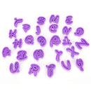 26Pcs/set Alphabet Number Letter Fondant Cake Cookie Cutter Pan Mold Biscuit OZ