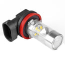 2X LED H11 Fog Light LED High Power 60W White Projector DRL Running Light