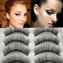 10 Pairs Natural Long Thick Black False Eyelashes Charming Eye Lashes Makeu