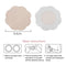 10pairs Disposable Flower Adhesive Nipple Covers Breasts Stickers Pads Bra A