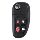 4 BUTTON REMOTE KEY ALARM FOB For XJ XJR X S type Blade - 433Mhz