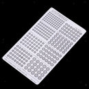 Action Figures Body Add On Parts Etching Detail Decals Round for Gundam