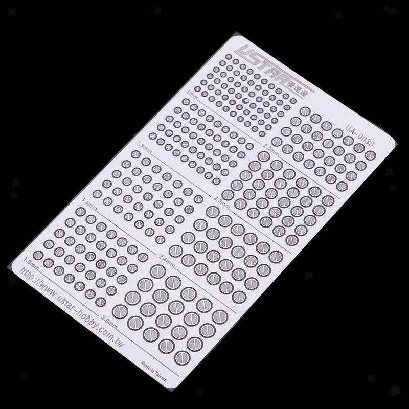 Action Figures Body Add On Parts Etching Detail Decals Round for Gundam