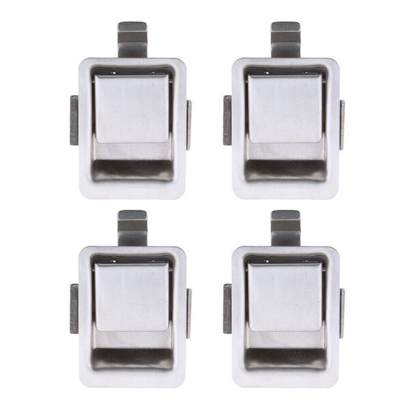 4x Stainless Steel Recessed Mounted