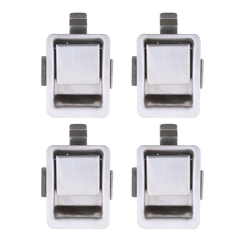 4x Stainless Steel Recessed Mounted