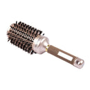 Round Barrel Hair Brush with Simulation Boar Bristle, for Hair Drying, Styl W2J6