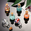 Clear Glass Bottles With Corks Sample Small Vials Jars Sample Empty Wholesale