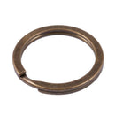 20 PCs Split Key Rings Round Bronze Tone 25mm(1") Dia. O5P7