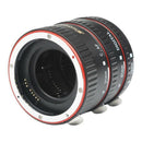 Shoot Aluminum Af Auto Focus Macro Extension Tube Set For Eos Ef Ef-S Lens