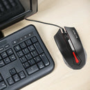 M-611 USB Wired Gamer Mouse 1000DPI Ergonomic Mouse Built in Weighted Iron