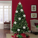 DIY Name Blessing Christmas Tree Hanging Pendant PVC Festival Ornament (B)