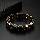 Couple Bracelets stone Magnetic Black Gallstones Elastic Bracelet Jewelry