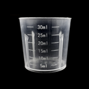 10x 30ml Measuring Cups Plastic Disposable Liquid Container Home Kitchen Tool