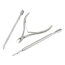Nail Cuticle Nipper Spoon Pusher Remover Cutter Trimmer for Nail Art