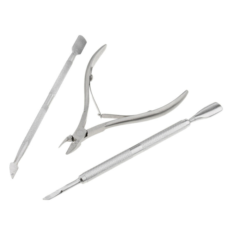 Nail Cuticle Nipper Spoon Pusher Remover Cutter Trimmer for Nail Art