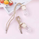 1PC car empty clear perfume glass bottle pendant auto interior home ornament  Z