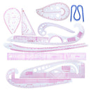 10pcs Multi-Style French Curve Rulers Measure For Tailor Sewing Dressmaking