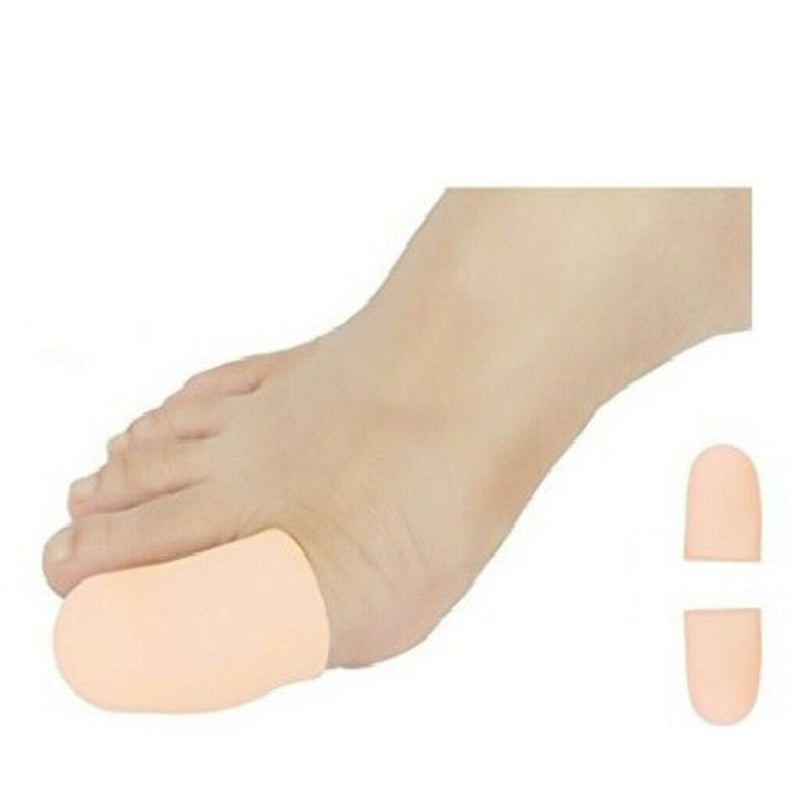 5 Pairs Gel Toe Sleeves Caps Wraps Separators for Hammer Toes Pain Ease