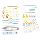 60Pcs DIY Crochet Hooks Needles Stitches Knitting Craft Case Weaving Sewing ToFT