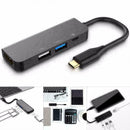 4 in 1 Type C to HDMI USB2.0/3.0 Micro USB Hub Adapter Cable Macbook